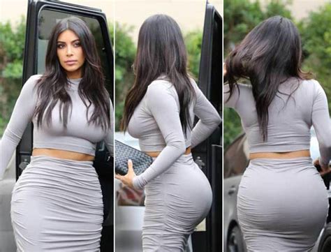 culo kim kardashian|Las fotos que cuentan la historia detrás del trasero millonario de。